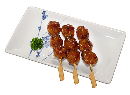 Tsukune - Skewered & Charcoal Grilled Chicken Meatballs